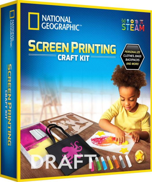 National Geographic Screen Printing Craft Kit by National Geographic